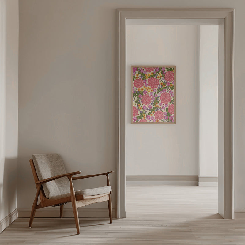 Asters - Stretched Canvas, Poster or Fine Art Print I Heart Wall Art