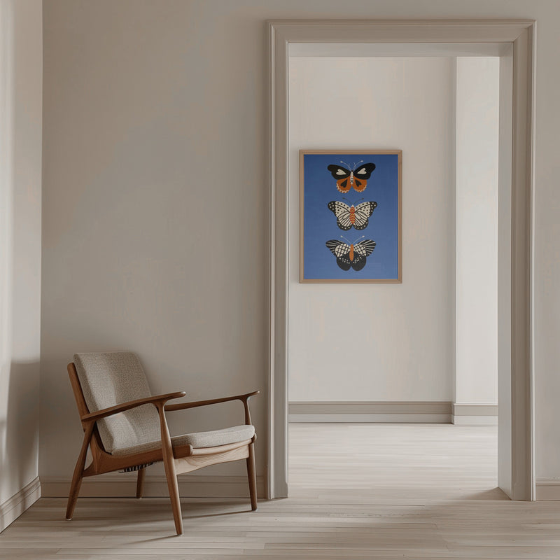 Butterflies II - Stretched Canvas, Poster or Fine Art Print I Heart Wall Art