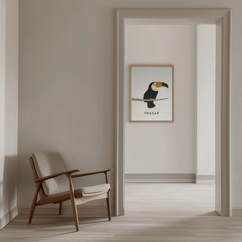 Tucan - Stretched Canvas, Poster or Fine Art Print I Heart Wall Art