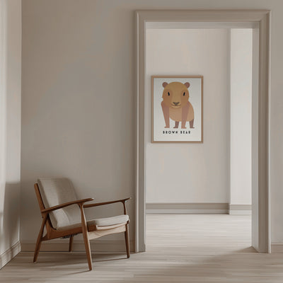 Bear - Stretched Canvas, Poster or Fine Art Print I Heart Wall Art