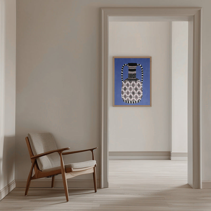 Geometric Patterns and Bold Colors - Stretched Canvas, Poster or Fine Art Print I Heart Wall Art