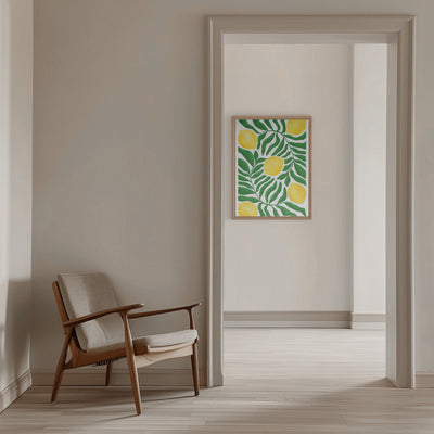 Lemon Grove Vibes - Stretched Canvas, Poster or Fine Art Print I Heart Wall Art