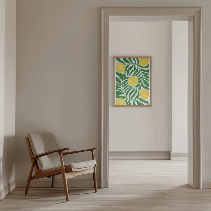 Lemon Grove Vibes - Stretched Canvas, Poster or Fine Art Print I Heart Wall Art