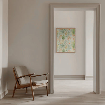 Soft Botanical Dream - Stretched Canvas, Poster or Fine Art Print I Heart Wall Art