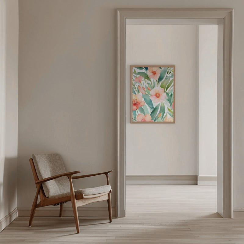 Fresh Spring Botanicals - Stretched Canvas, Poster or Fine Art Print I Heart Wall Art