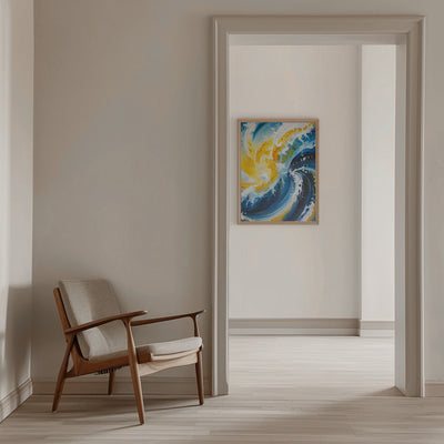 Oceanic Whirlwind - Stretched Canvas, Poster or Fine Art Print I Heart Wall Art