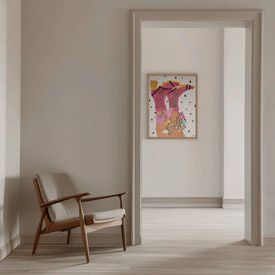 Floral Step Delight - Stretched Canvas, Poster or Fine Art Print I Heart Wall Art