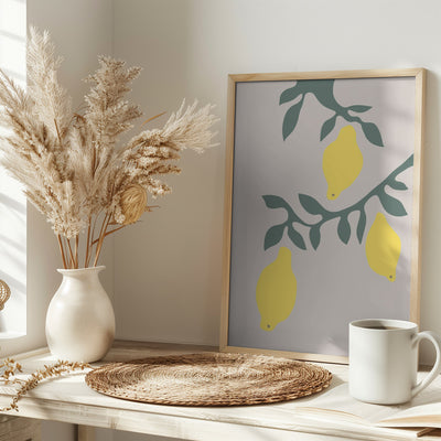 Lemons - Stretched Canvas, Poster or Fine Art Print I Heart Wall Art