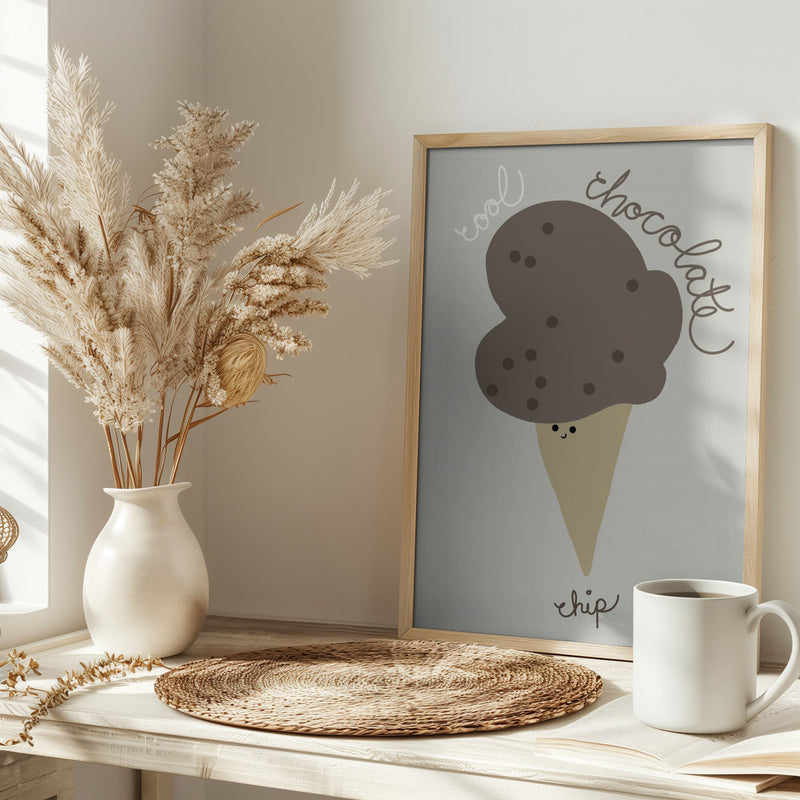 Chocolate Chip - Stretched Canvas, Poster or Fine Art Print I Heart Wall Art