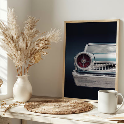 US classic car 1963 Galaxie - Stretched Canvas, Poster or Fine Art Print I Heart Wall Art