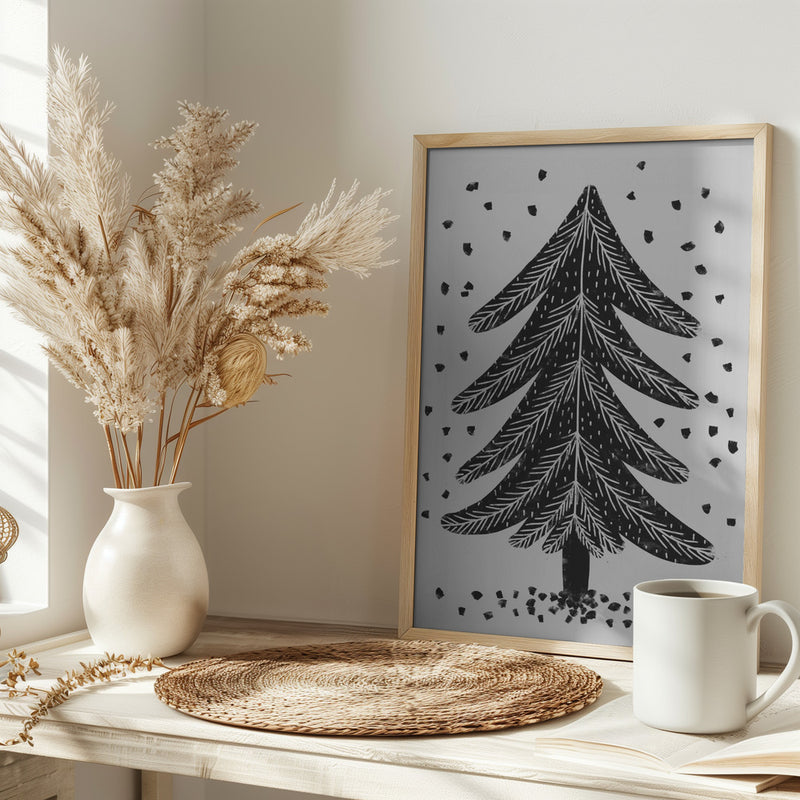 Pine Tree - Stretched Canvas, Poster or Fine Art Print I Heart Wall Art