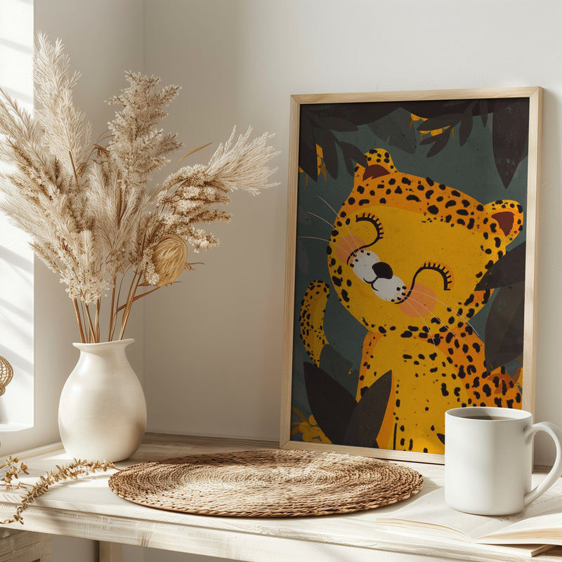 Little Leo - Stretched Canvas, Poster or Fine Art Print I Heart Wall Art