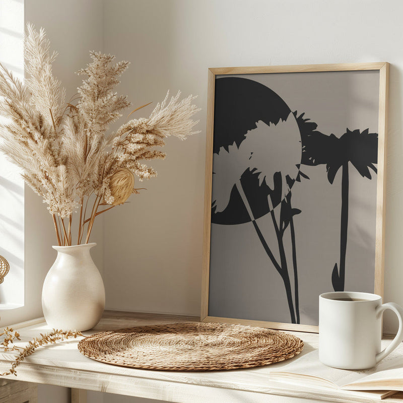 Abstract Flower  01 - Stretched Canvas, Poster or Fine Art Print I Heart Wall Art