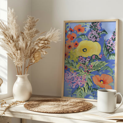 Yellow And Orange Poppies - Stretched Canvas, Poster or Fine Art Print I Heart Wall Art
