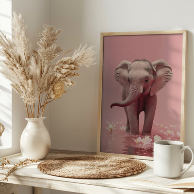 Young Elephant - Stretched Canvas, Poster or Fine Art Print I Heart Wall Art