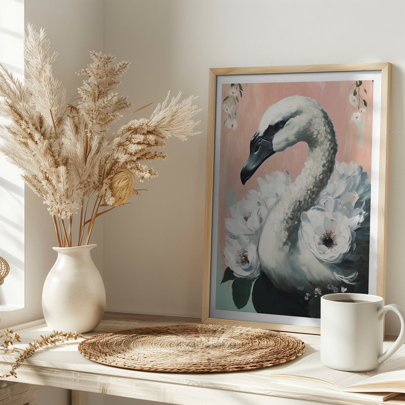 The Swan - Stretched Canvas, Poster or Fine Art Print I Heart Wall Art