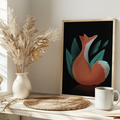 Foxy Trot - Stretched Canvas, Poster or Fine Art Print I Heart Wall Art