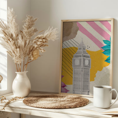 London Vibes - Stretched Canvas, Poster or Fine Art Print I Heart Wall Art