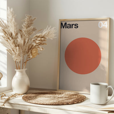 Mars - Stretched Canvas, Poster or Fine Art Print I Heart Wall Art