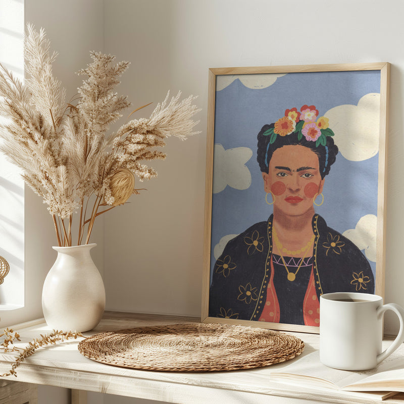 Frida 2 - Stretched Canvas, Poster or Fine Art Print I Heart Wall Art