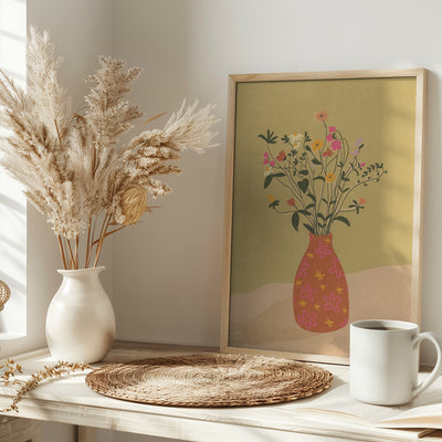 Bouquet - Stretched Canvas, Poster or Fine Art Print I Heart Wall Art