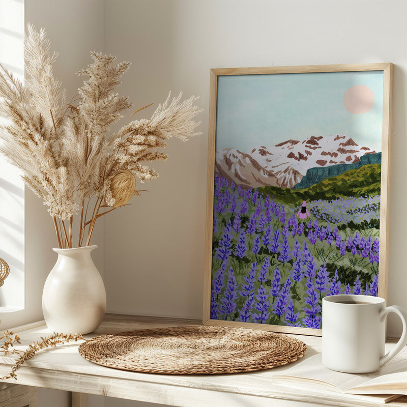 Lupine - Stretched Canvas, Poster or Fine Art Print I Heart Wall Art