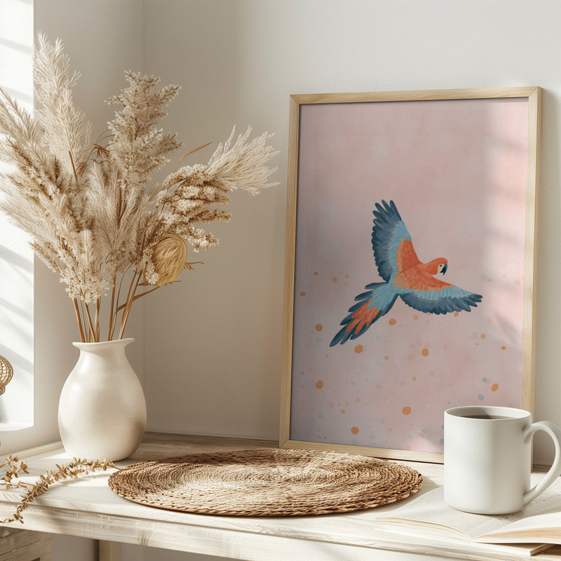 Fly With Me - Stretched Canvas, Poster or Fine Art Print I Heart Wall Art