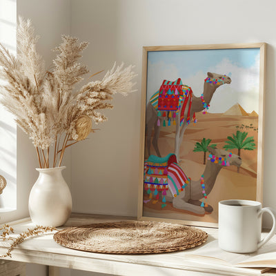 Desert Adventure - Stretched Canvas, Poster or Fine Art Print I Heart Wall Art