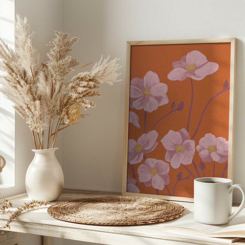 Anemone - Stretched Canvas, Poster or Fine Art Print I Heart Wall Art