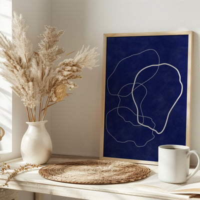 Minimalist Design with Organic Shapes - Stretched Canvas, Poster or Fine Art Print I Heart Wall Art