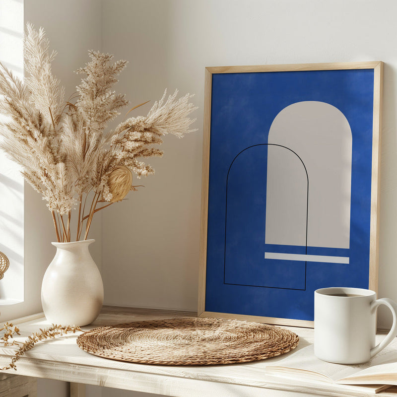 Geometric Echoes - Stretched Canvas, Poster or Fine Art Print I Heart Wall Art