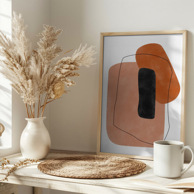 Abstract Harmony - Stretched Canvas, Poster or Fine Art Print I Heart Wall Art