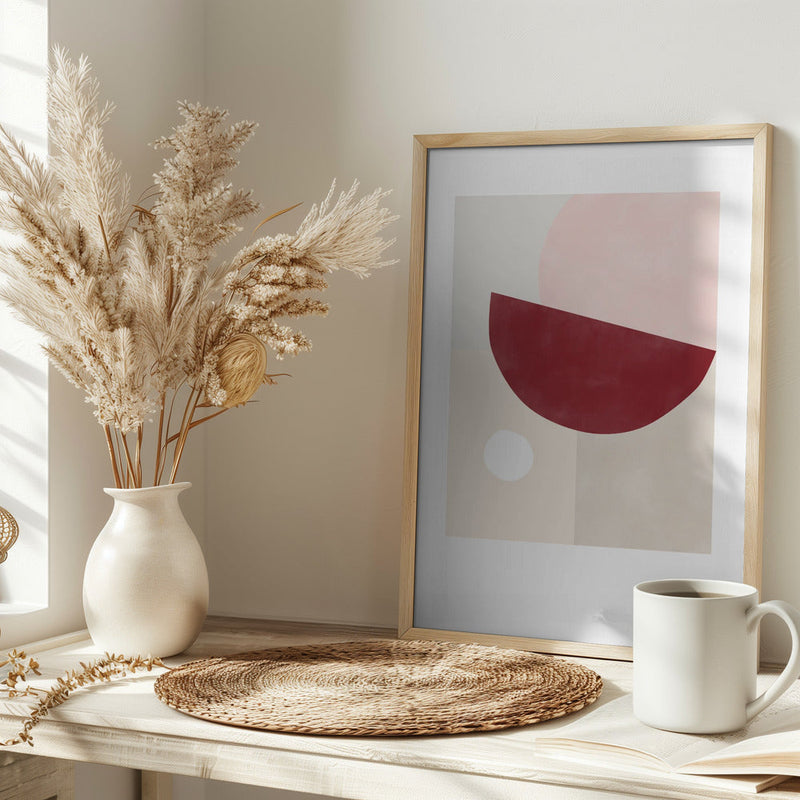 Geometric Elegance - Stretched Canvas, Poster or Fine Art Print I Heart Wall Art