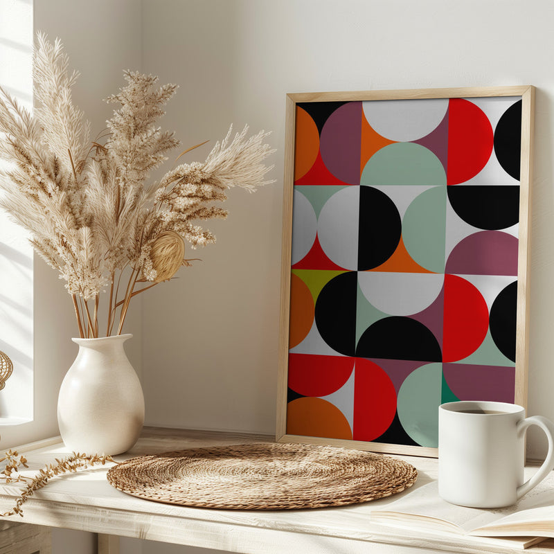 Mid Century 1 - Stretched Canvas, Poster or Fine Art Print I Heart Wall Art