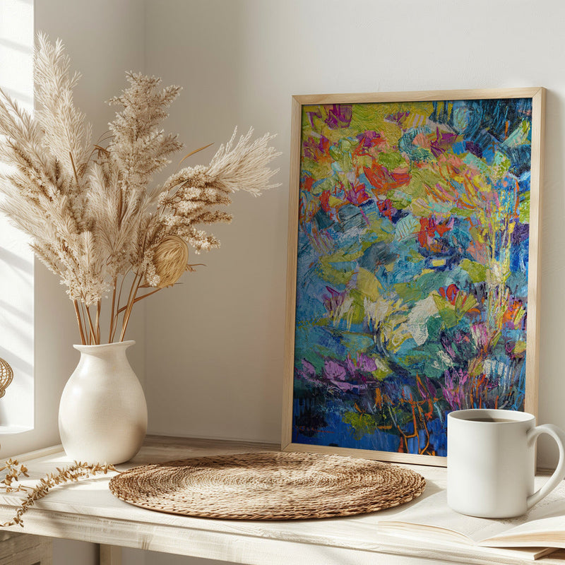Radiant Pond Sonata - Stretched Canvas, Poster or Fine Art Print I Heart Wall Art