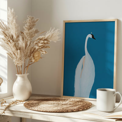 Swan Maybe - Stretched Canvas, Poster or Fine Art Print I Heart Wall Art