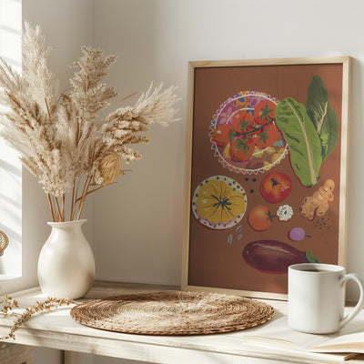 Veggies - Stretched Canvas, Poster or Fine Art Print I Heart Wall Art