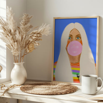 Candy girl - Stretched Canvas, Poster or Fine Art Print I Heart Wall Art