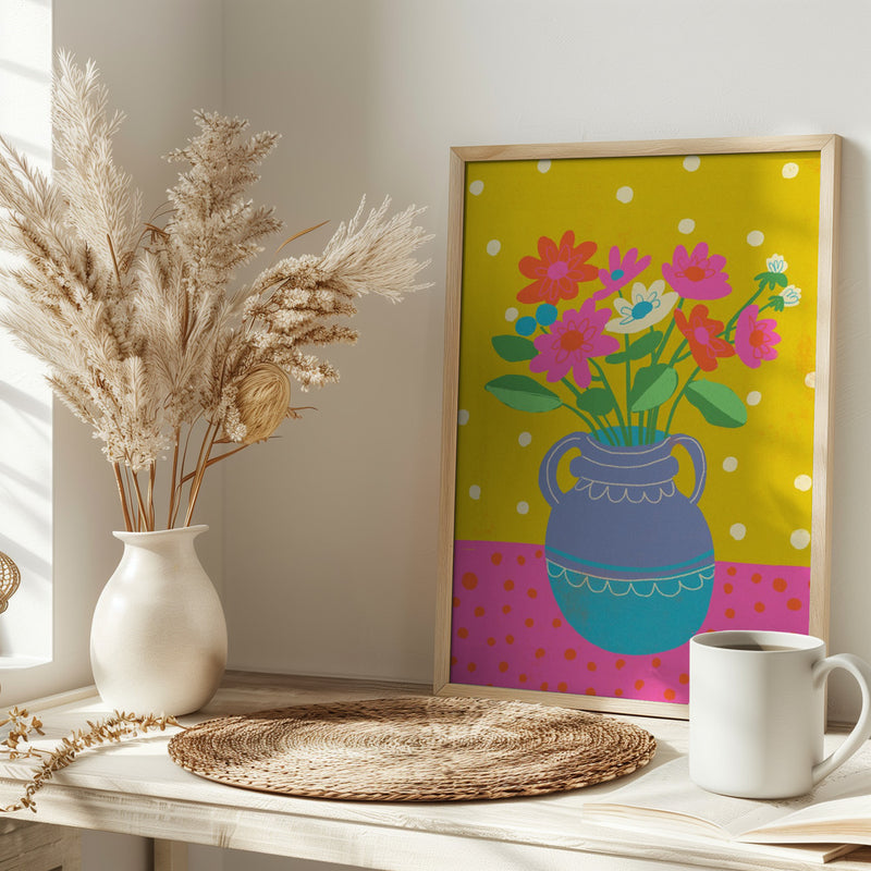 The language of flowers - Stretched Canvas, Poster or Fine Art Print I Heart Wall Art