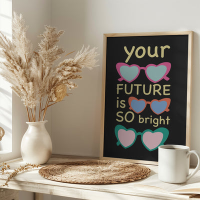 Bright Future Joy - Stretched Canvas, Poster or Fine Art Print I Heart Wall Art