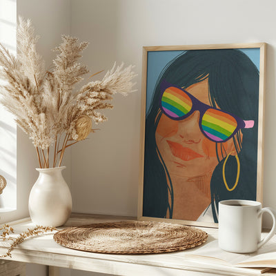 Happy pride - Stretched Canvas, Poster or Fine Art Print I Heart Wall Art