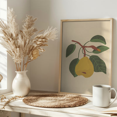 Pear - Stretched Canvas, Poster or Fine Art Print I Heart Wall Art