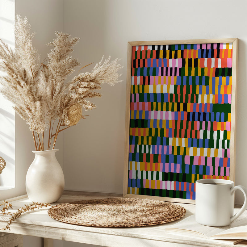 Mosaic - Stretched Canvas, Poster or Fine Art Print I Heart Wall Art