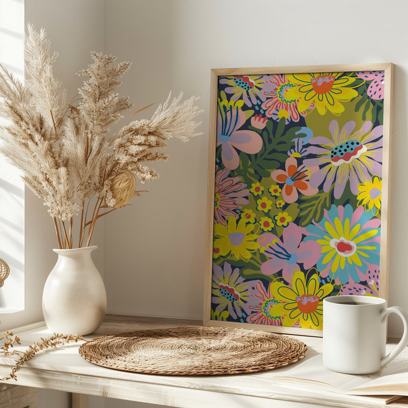 Enchanted blossoms - Stretched Canvas, Poster or Fine Art Print I Heart Wall Art