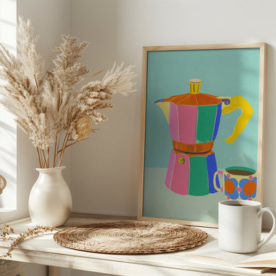 Cup of coffee - Stretched Canvas, Poster or Fine Art Print I Heart Wall Art