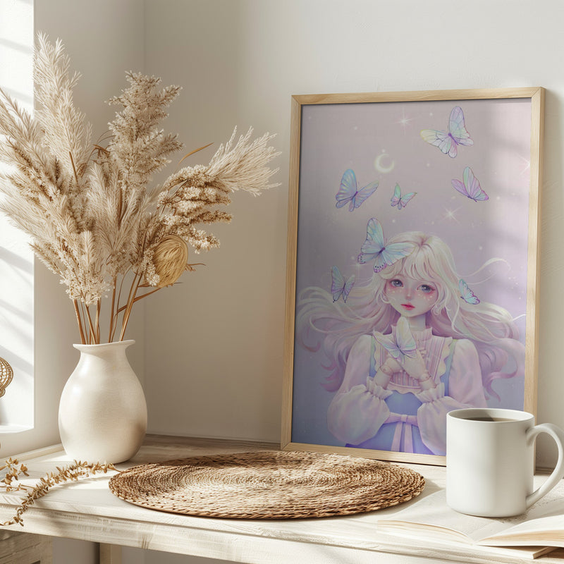 Fantasy Fairy Doll - Stretched Canvas, Poster or Fine Art Print I Heart Wall Art