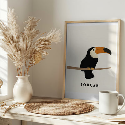 Tucan - Stretched Canvas, Poster or Fine Art Print I Heart Wall Art