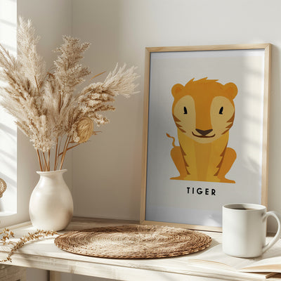 Tiger - Stretched Canvas, Poster or Fine Art Print I Heart Wall Art