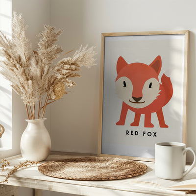 Red Fox - Stretched Canvas, Poster or Fine Art Print I Heart Wall Art