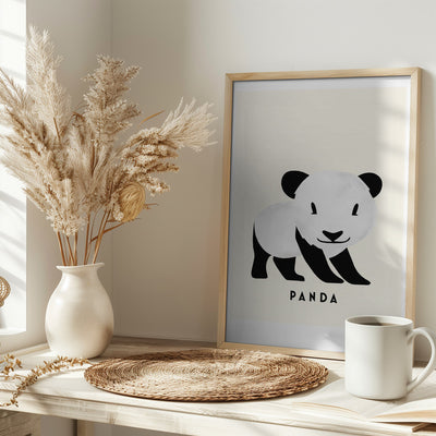 Panda - Stretched Canvas, Poster or Fine Art Print I Heart Wall Art